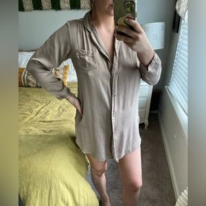 Vintage Victoria Secret Sleep Shirt Dress M